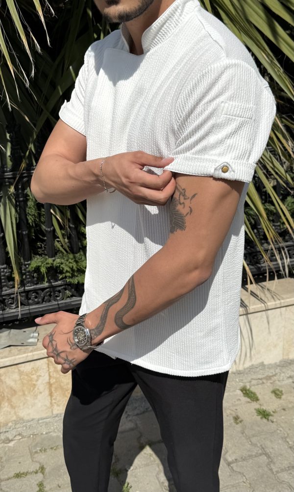 Beyaz Renk Darel Premium Şef Ceketi - Görsel 2