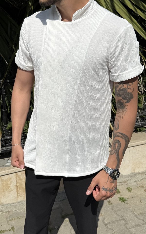 Beyaz Renk Darel Premium Şef Ceketi