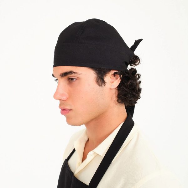 Siyah Renk Aşçı Bandana