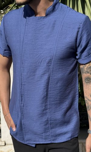 Saks Mavi Renk Breez Premium Şef Ceketi