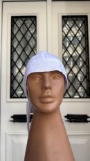 Beyaz Renk Breez İnce Kumaş Aşçı Bandana