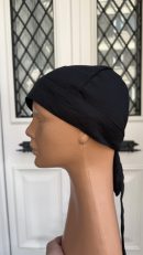 Siyah Renk Breez İnce Kumaş Aşçı Bandana