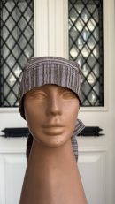 Kahve Renk Gofre Kumaş Aşçı Bandana