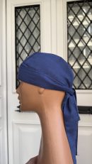 Saks Mavi Renk Breez İnce Kumaş Aşçı Bandana
