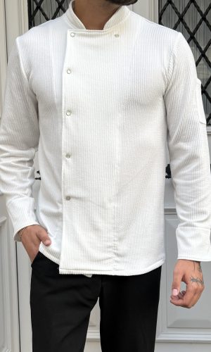 Beyaz Renk Darel Premium Uzun Kollu Şef Ceketi