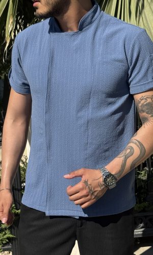 Mavi Renk Vera Premium Şef Ceketi